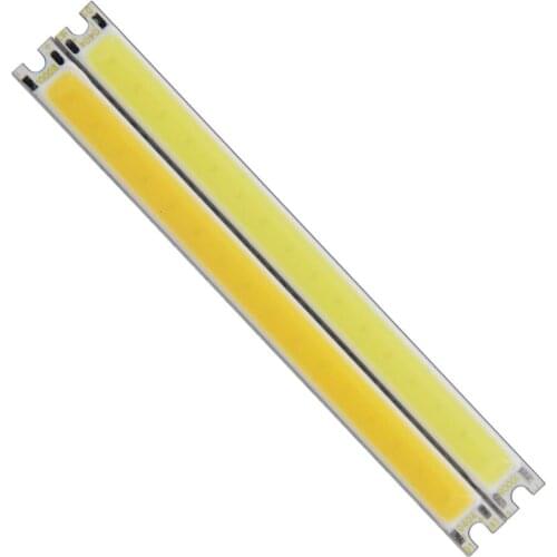 Allcob manufacturer LED Strip COB module Light Source Lamp 12V DC White Warm White 100x8mm 5W LED FLIP Chip Bulb for DIY lamp