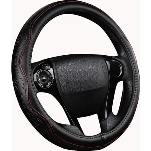 5-color GM steering wheel cover non-slip car steering wheel cover breathable non-slip embossed leather car styling auto parts