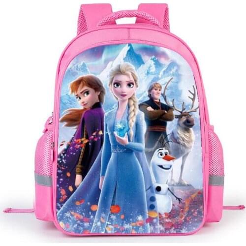 Disney Cartoon Frozen Backpack For Teenage Girls Children School Bags Backpack Kids Princess Elsa Bag Best Gift