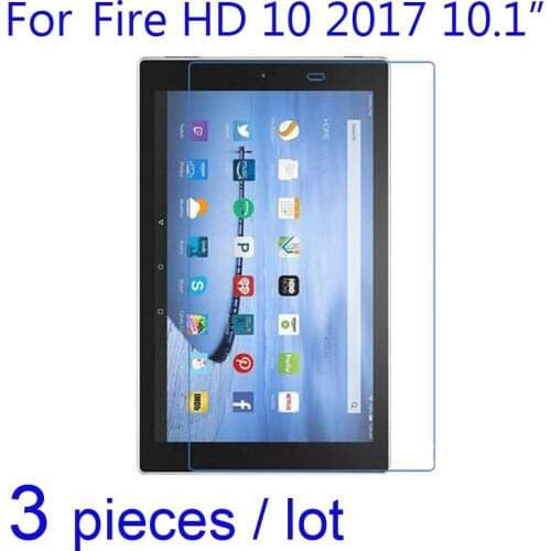 For Amazon Kindle Fire HD 10 2017 10.1" Tablet Screen Protector Guard,3pcs Soft Clear/Matte/Nano Explosion-Proof Protective Film