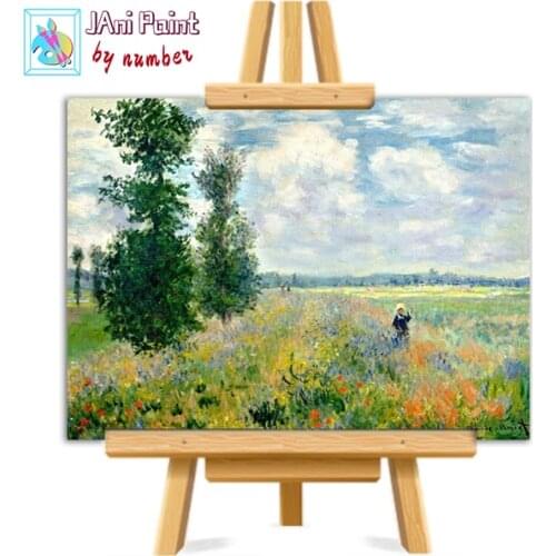 Monet paintings Picture Painting By Numbers Colouring Zero Basis HandPainted Oil Painting Unique Gift Home Decor Frame