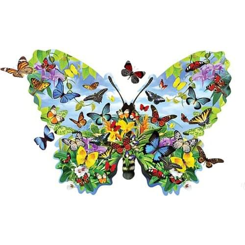 Butterfly Flower Cross Stitch 11CT Kit Needlework Craft Set Canvas Printed Cotton Thread Christmas Gift Home Decor New Design
