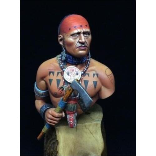 New Unassembled 1/10 Warlord of the woodlands bust NOT HAVE BASE Resin Kit DIY Toys Unpainted resin model