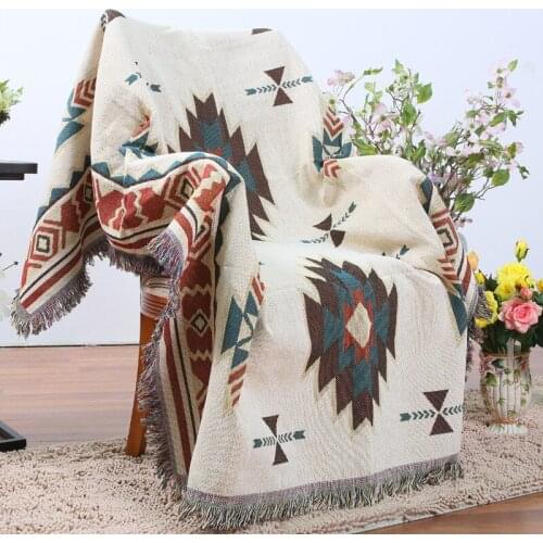 Drop Shipping Geometry Throw Blanket Slipcover Cobertor for Plane Travel Bed Sofa blankets 130*180cm