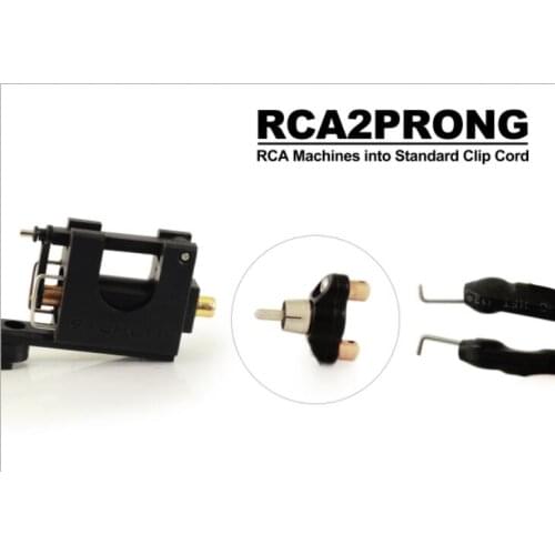 Converter, RCA Tattoo Machines into Standard Clip Cord(3pcs)
