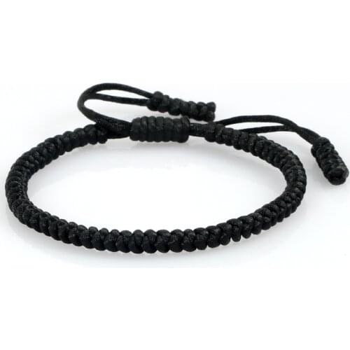 Multicolor Rope Lucky knots Bracelets Women Men Charm Woven Handmade Bangles Braided Adjustable Size Buddhism Jewelry Pulseras