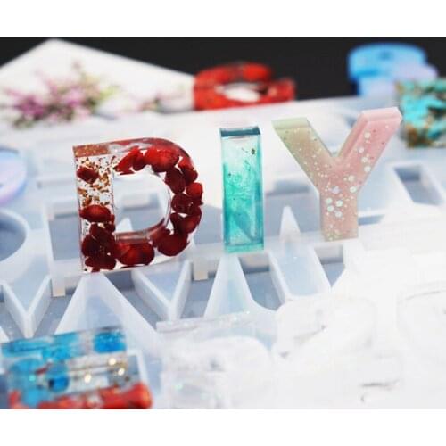 DIY Crystal Drops English Phonetic Alphabet Silicone Mold A To Z Alphabet Silicone Mold And Digital Chocolate Mold