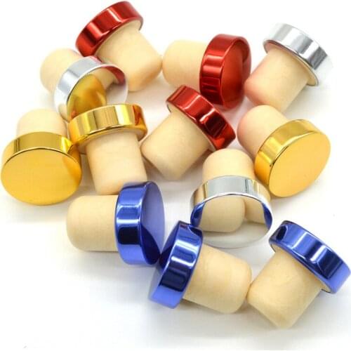 1PCS T-shape Wine Stopper Silicone Plug Cork Bottle Stopper Red Wine Cork Bottle Plug Bar Tool Sealing Cap Corks For Beer