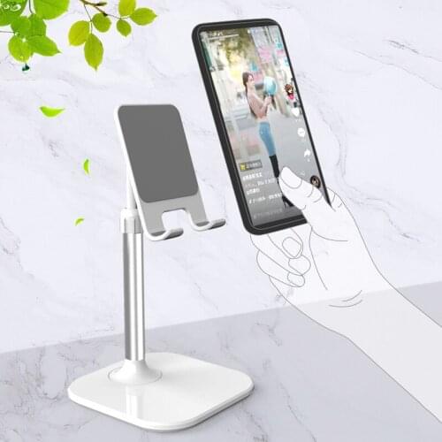Universal Adjustable Holder Metal Desktop Tablet Stand Aluminum Alloy Desktop Mobile Smart Phone Tablet Stand Stretchable