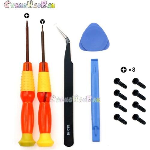 Screws + Screwdrivers + Tweezers + Pry Opening tools For Nintendo Switch Joy con NS Nintend Switch joy-con
