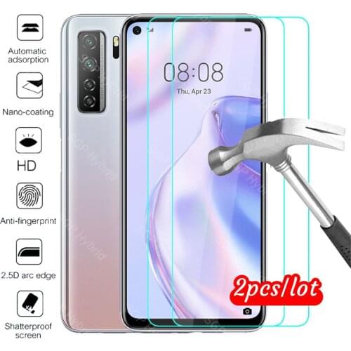 Protective glass for huawei p40 lite 5g screen protector tempered glas on p 40 light p40lite film huawey huwei hawei huawi huawe