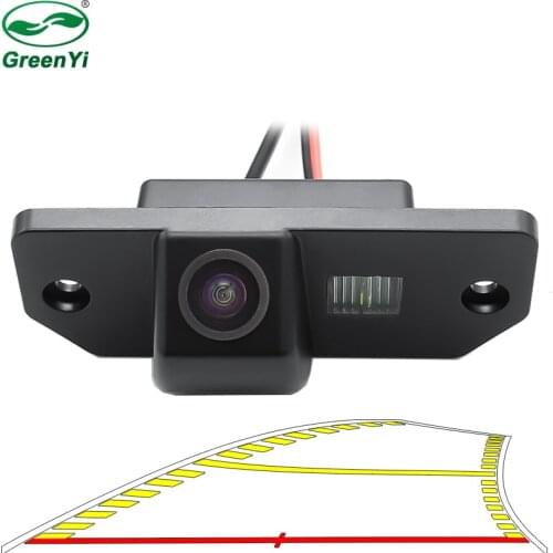 2020 New HD Vehicle Dynamic Trajectory Parking Line Car Reverse Backup Rear View Camera For Ford Focus Mondeo C-Max 2000-2010