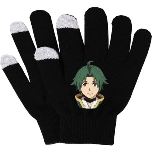 Anime Grancrest Senki Gloves Warm Finger Cotton Gloves Black Gloves Hand Warmer for Touch Screen Smart Phone Female Gloves