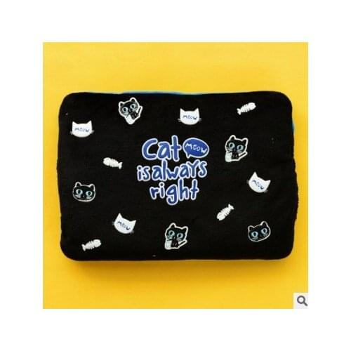 Free shipping warm hands cartoon grey sheep pattern plush hot water bag charging electric hot water bag