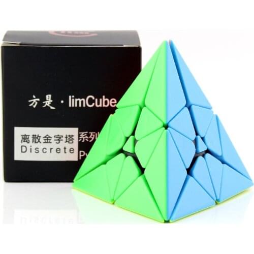 Discrete 3x3 Pyramid Magic Cube Speed Puzzle Christmas Gift Ideas Toys