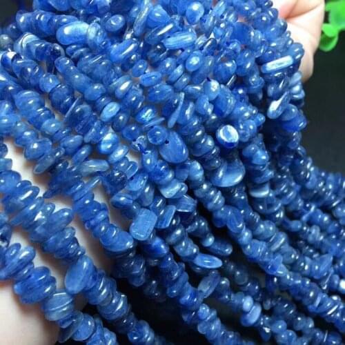 Kyanite blue baroque 3-5mm for DIY jewelry making loose beads FPPJ wholesale beads nature gemstone