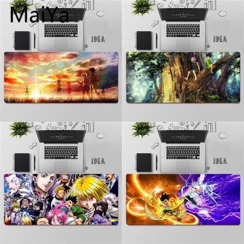 Maiya Top Quality Hunter X Hunter Beautiful Anime Mouse Mat Free Shipping Large Mouse Pad Keyboards Mat