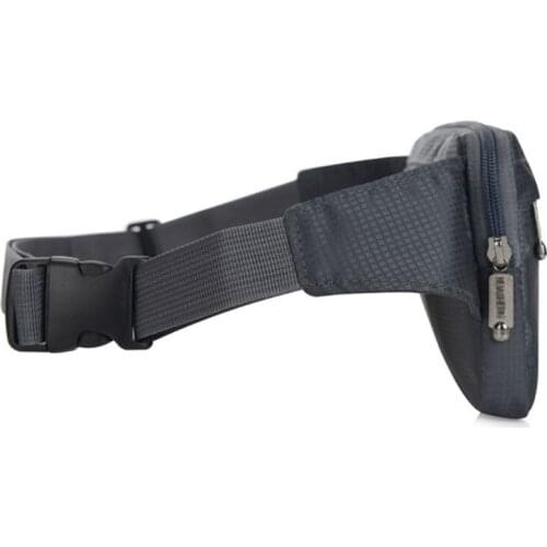 Men Nylon Belt Bum Waist Phone Pouch Fanny Pack Crossbody Shoulder Sport Zip Bag G5AE