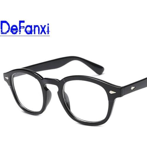 2020 New fashion Round computer Glasses Men Retro Prescription Glasses Women Optical Spectacle Frame Transparent lens
