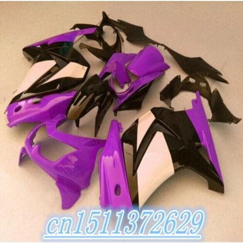 ABS purple for Kawasaki NINJA EX250R 08-12 EX 250R ZX250R 2008-2012 08 09 10 11 12 2008 2009 2010 2011 2012 fairing kit