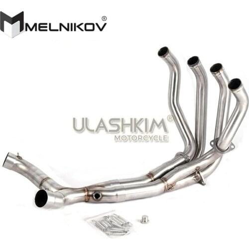 Motorcycle Full System Modified Middle Link Pipe Slip On For Kawasaki Z1000 Z1000SX Z1000R Z1000J Ninja1000 2010-2019 Exhaust