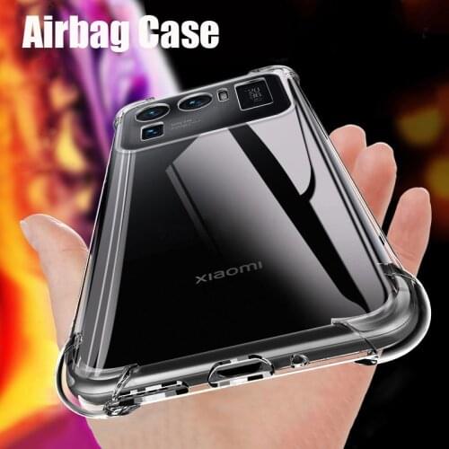 Airbag Corner Shockproof Silicone Case For Xiaomi Mi 10 11 Pro Ultra Lite POCO X2 M2 M3 F2 Pro C3 X3 NFC Soft TPU Phone Cover