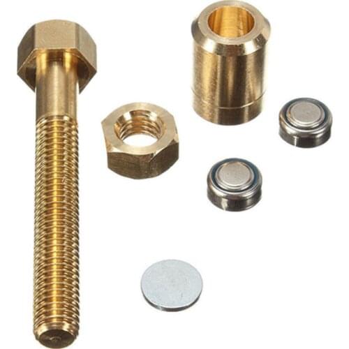 Hexagon Mind Screw New Nut Off Bolt Rotating Screw-Close-Up Magic Trick Micro Psychic Magic Props Toys For Children Prank Set