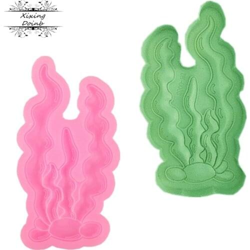 3D silicone seagrass shape cake fudge mold DIY cake decoration tools Chocolate Mold baking supplies