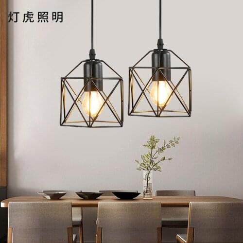 Modern nordic led crystal hanglamp kitchen dining bar retro lamp home lighting hanging lamp livingroom bedroom