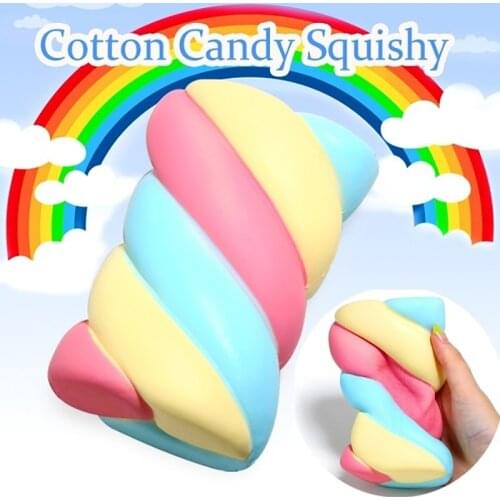 Squishy Cute Cotton Candy Antistress Toys for Kids Squishies Slow Rising Jumbo Soft Abreact Stress Relief Funny Gifts Toy Decor