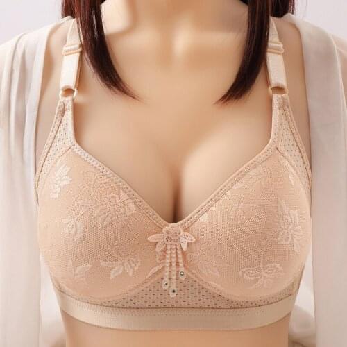 Women Seamless Push Up Bra Plus Size Lace Brassiere Wireless Gathered Bralette with Pad Lingerie Female Wireless bra Tube Top