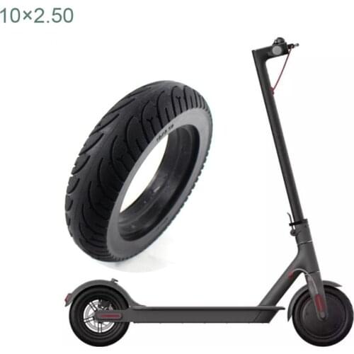 1 PCS 10 Inch Electric Skateboard Tire Vacuum Solid Tyre 10x2.50 for Electric Skateboard Skate Board Avoid Pneumatic Tyre