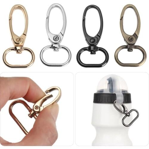 1PC Zinc Alloy Trigger Buckle Key Ring Swivel Lobster Handbag Purse Shoulder Strap Belt Clasp Clip Dog Chain Collar Snap Hook