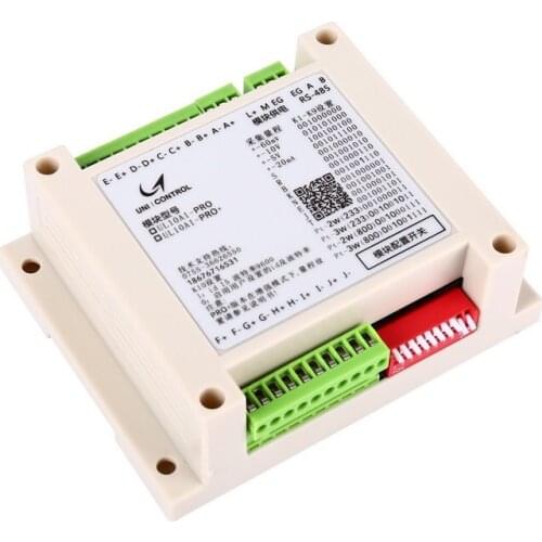 10 Channal Thermocouple Thermal Resistance Analog Quantity Acquisition Input RS485 Modbus