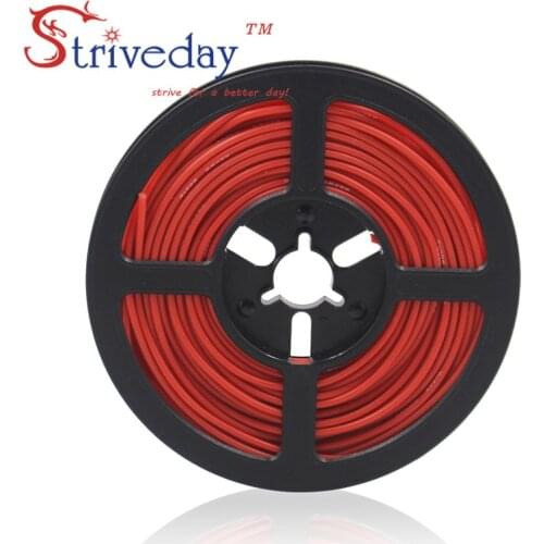 100 meters/roll 328 ft 26AWG Flexible Rubber Silicone Wire Tinned copper line DIY Electronic cable 10 colors to choose from