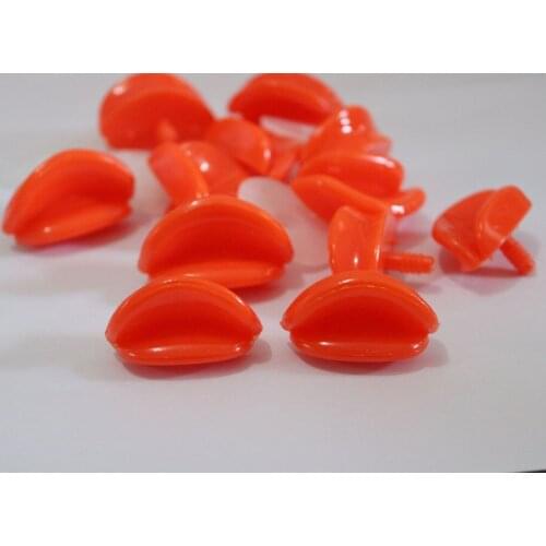 100pcs/lot 42x22mm/47x25mm plastic toy mouth animal duck mouth & hard washer for diy plush doll findings--zise option