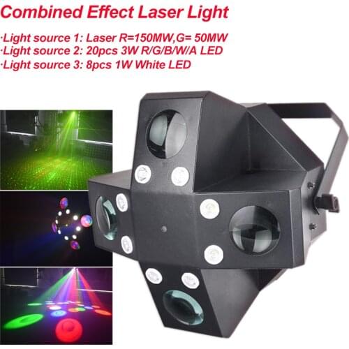 90W LED Combined Effect Laser Light RGBWA Projector Party Lights DJ Lighting Effect For Sale LED Home Wedding Decoration