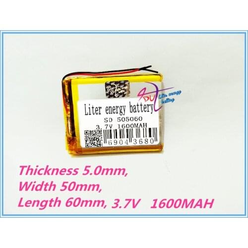 Free shipping PITA505060 VX580LE battery VX580R VX580T large capacity battery 3.7 V lithium polymer battery GPS navigation