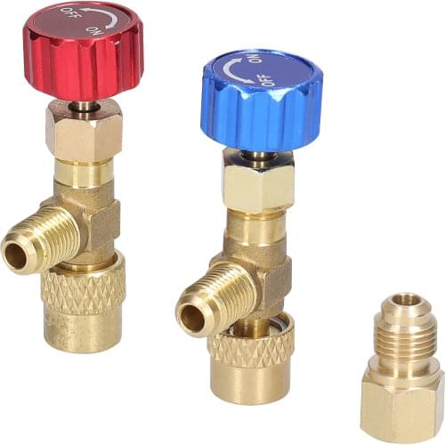 Tools and Accessories Household Air Conditioner Safety Valve Set R22 + r410 Freon Filling Valve is Used For R22 Air Conditioner