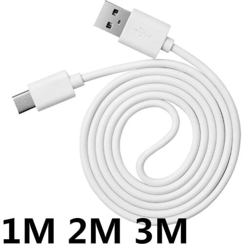 1M 2M 3M Type C Cable For VIVO IQOO Neo S1 V17 Pro X27 X23 X21 V3 Max Mobile Phone Charging Data Sync Long USB C Charge Cable
