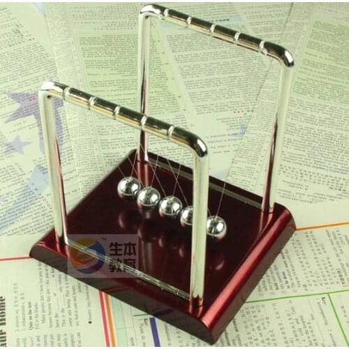 Newtons cradle educational laboratory equipment physic lab tools 9*7cmCollision ball momentum conservation experiment