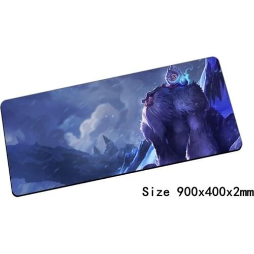 Mass pattern Nunu mouse pad 900x400mm pad mouse lol notbook computer mousepad Yeti Rider gaming padmouse gamer laptop mouse mats