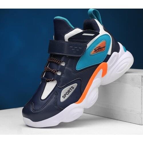 Sport Kids Sneakers Children Casual Shoes For Boys Sneakers Girls Shoes Leather Anti-slippery Running Footwear kinderschoenen