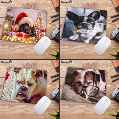 Mairuige Cute Playful Dog Animal Gamer Speed Mice Retail Small Rubber Mousepad Size for Size for 180x220x2mm and 250x290x2mm