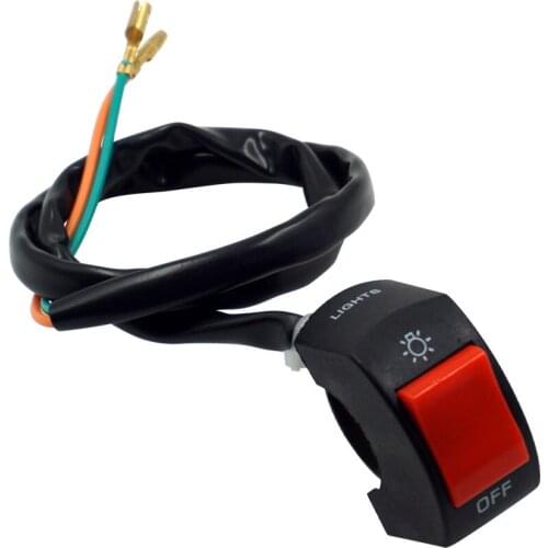 Motorcycle 22mm Handlebar Faucet LED Headlights Power Off and Fire Off Double Flashing Multifunctional Modification Switch