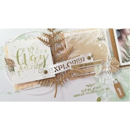 New Leaf decoration metal Cutting Dies Stencils DIY Scrapbooking Paper/photo Cards Embossing Dies