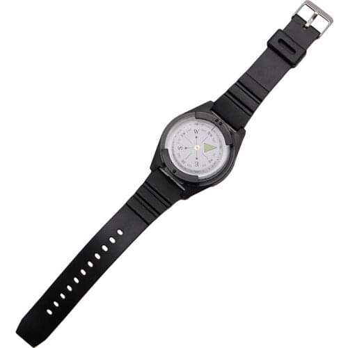 NEW WRIST COMPASS - Military Outdoor Survival Watch Strap Band Bracelet Dropship