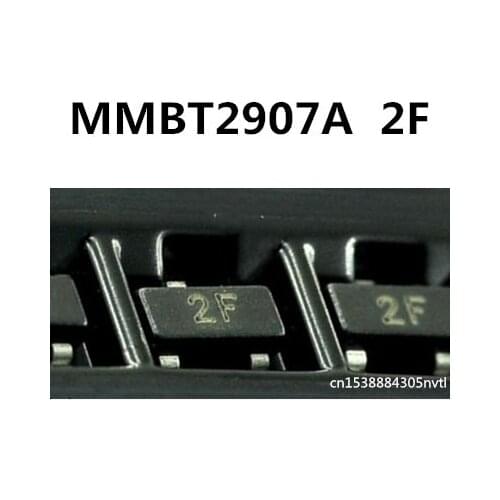 Original 100pcs/ MMBT2907A 2F SOT-23 0.6A/40V