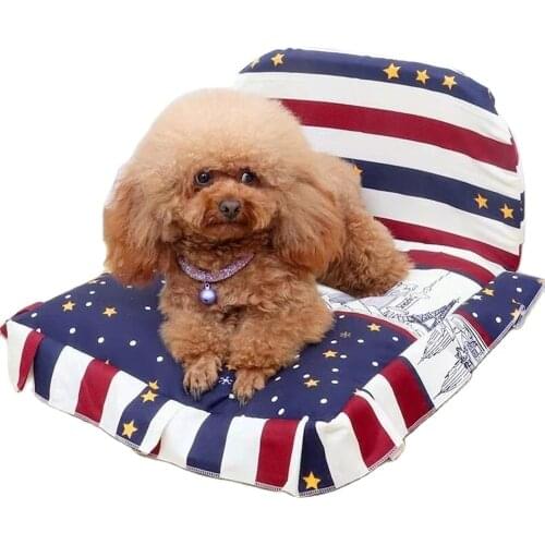 Original Pet Dog Cat Adorable Small Bed Cotton Bed For Small Dog To Medium Dog 6 Color Dog Cat Furniture Cotton Small Bed
