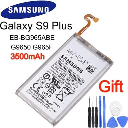 For Samsung GALAXY S9 Plus G9650 S9+ G965F EB-BG965ABE SAMSUNG Original Replacement Battery EB-BG965ABE 3500mAh Phone Battery